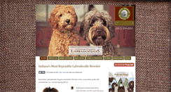 Desktop Screenshot of colonialvillagelabradoodles.com